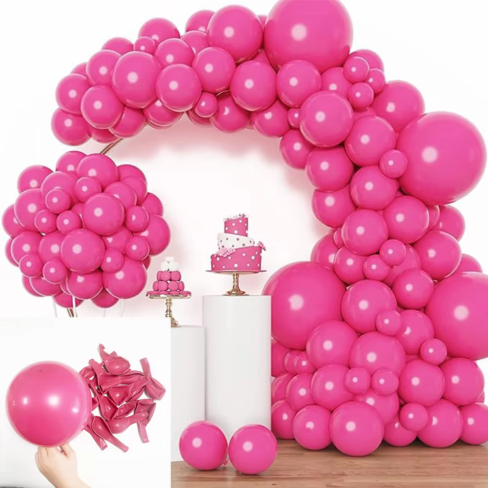 עיצוב בלונים לברית וורוד